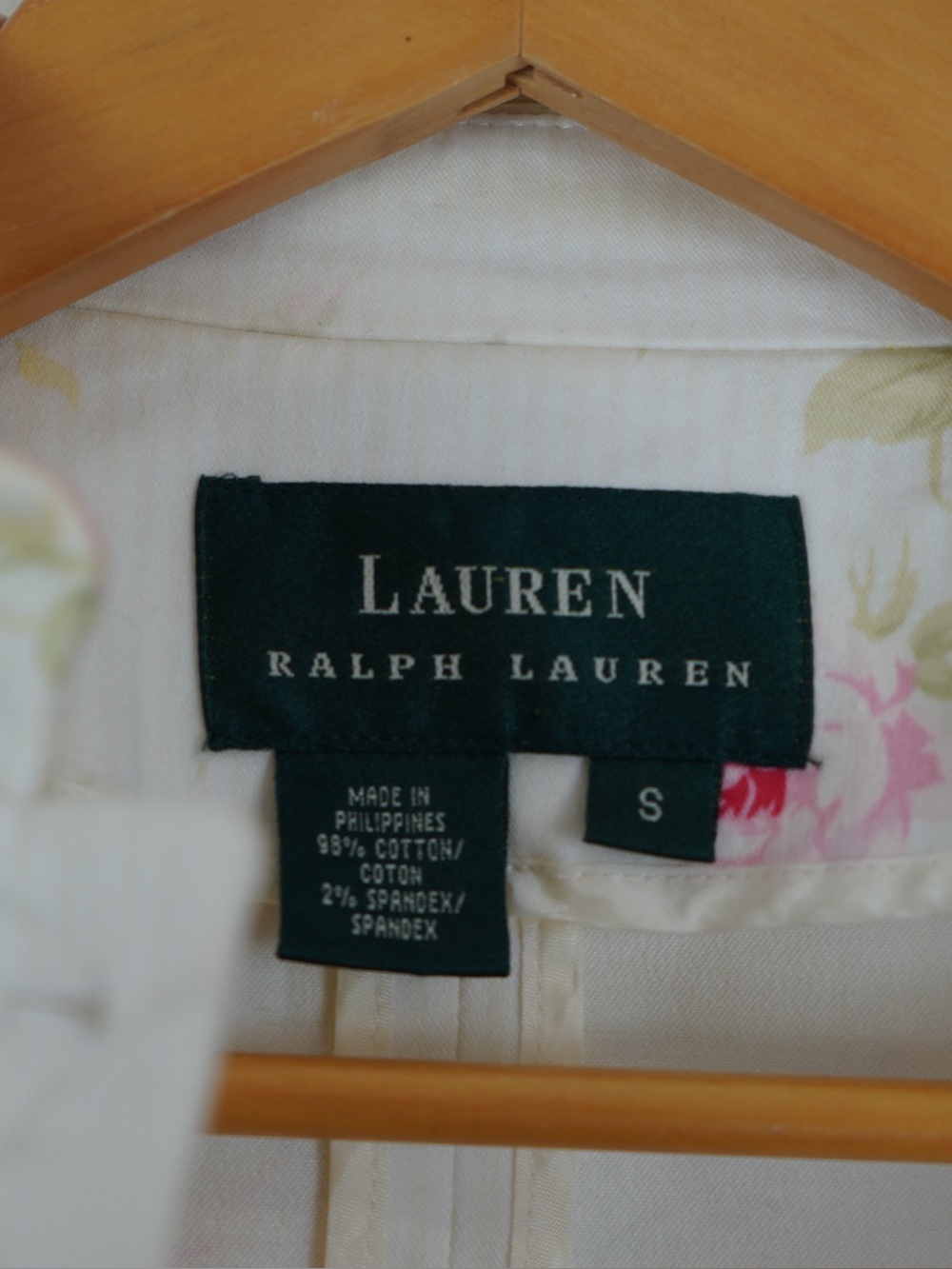 Ralph Lauren Rose Print Blazer Coquette Bridgerton Victorian Sz S 2003 - Picture 5 of 7